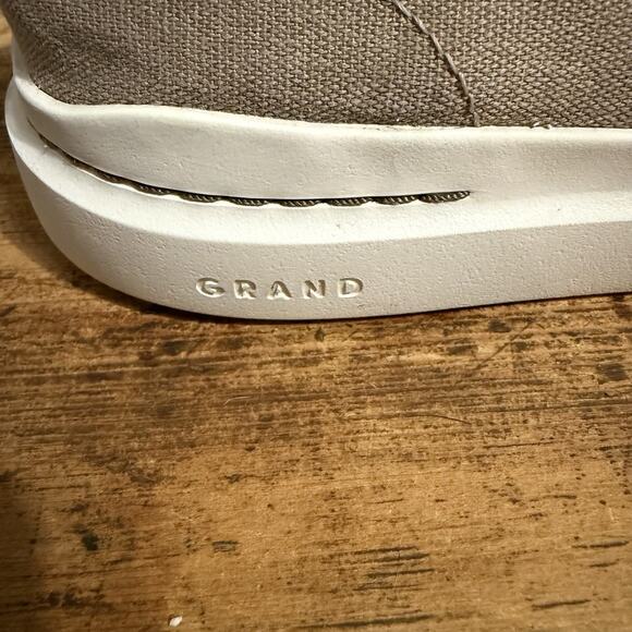 Cole Haan Grand Pro 360 Rally Canvas Court Sneaker Cc34740 Gray Size 8 M - Picture 2 of 13